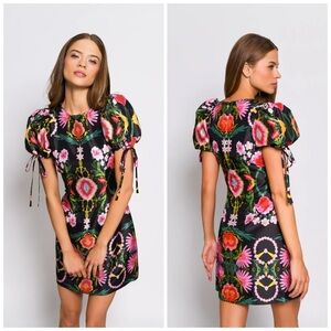 New Hutch Plus Short-Sleeve Floral Mini Dress Size Medium​